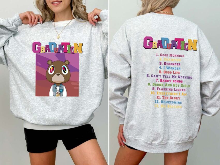 Kanye West Best 12 Albums Sweatshirt Hoodie T-shirt (Copy)