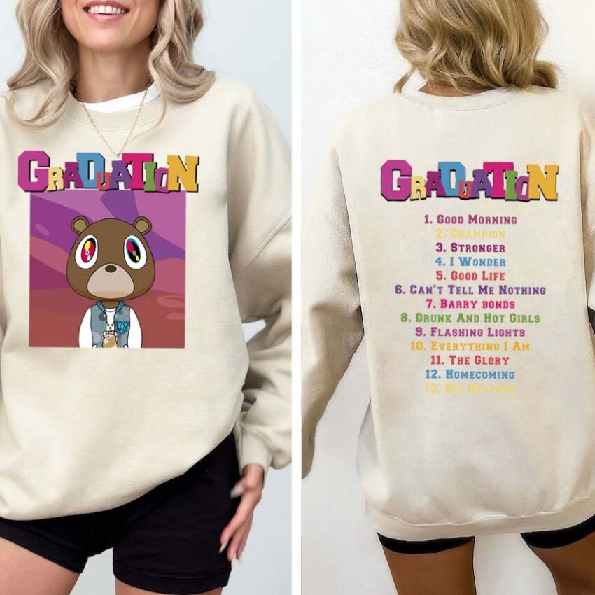 Kanye West Best 12 Albums Sweatshirt Hoodie T-shirt (Copy)