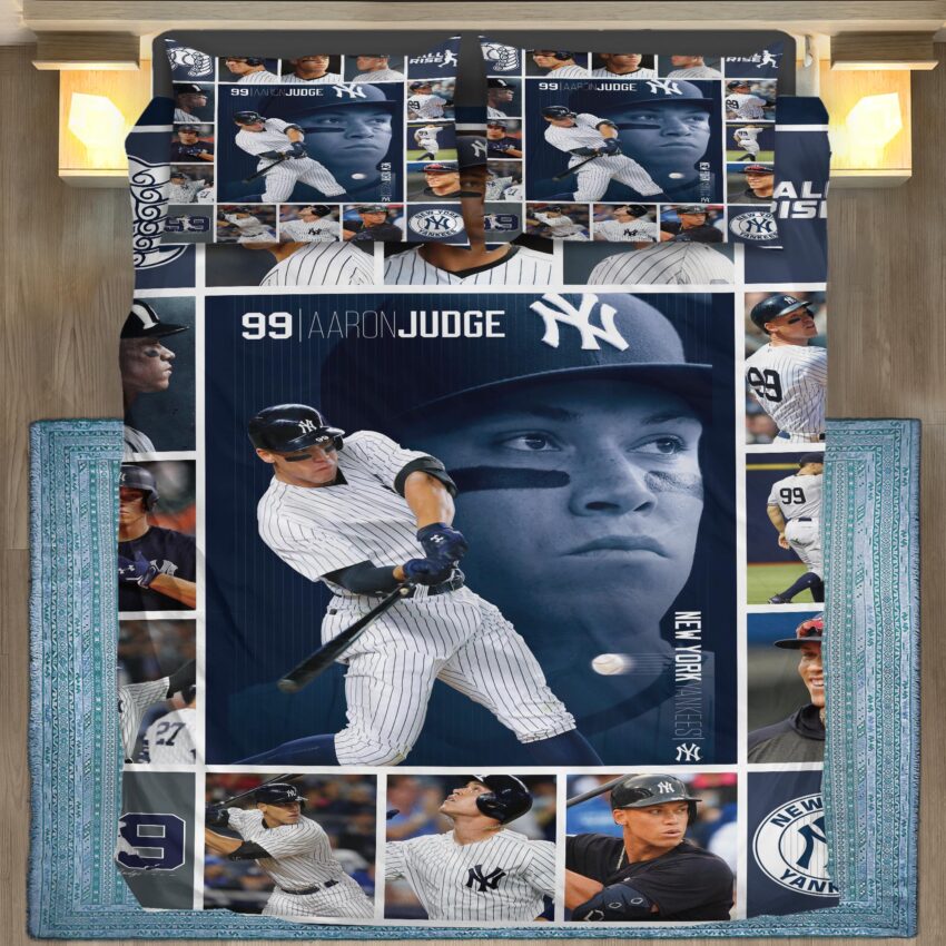 Aaron Judge Quilt Blanket Bedding Set Gift For Home Decor