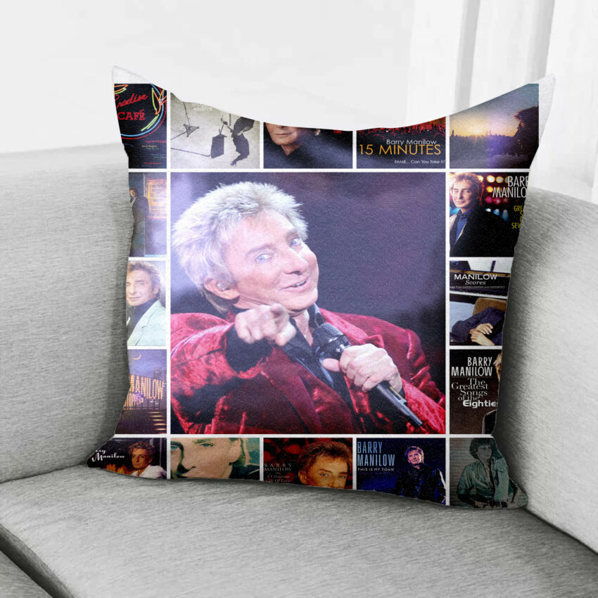 Barry Manilow Albums Quilt Blanket Bedding Set, Gift For Barry Manilow Fans