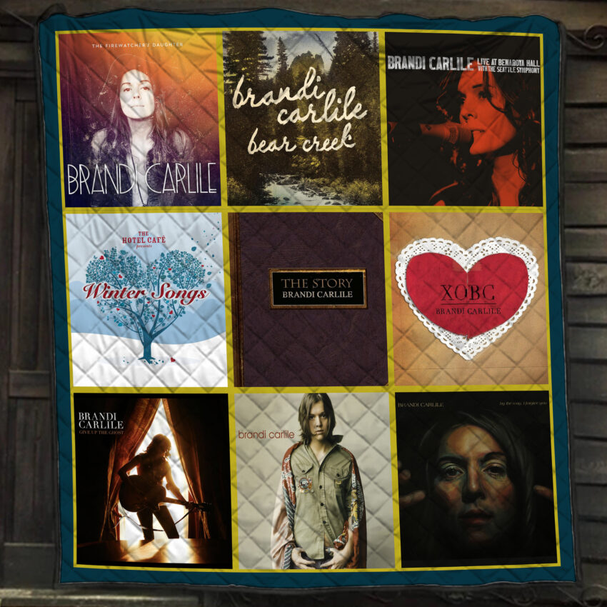 Brandi Carlile Albums Quilt Blanket Bedding Set, Gift For Brandi Carlile Fans