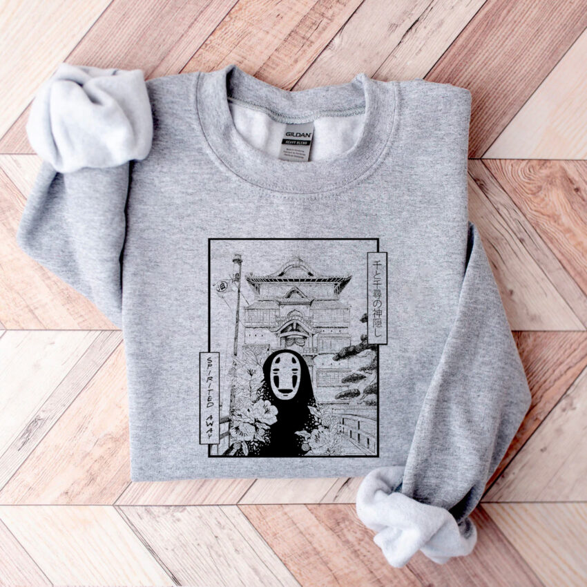 Ghibli Studio Character Sweatshirt Hoodie T-shirt