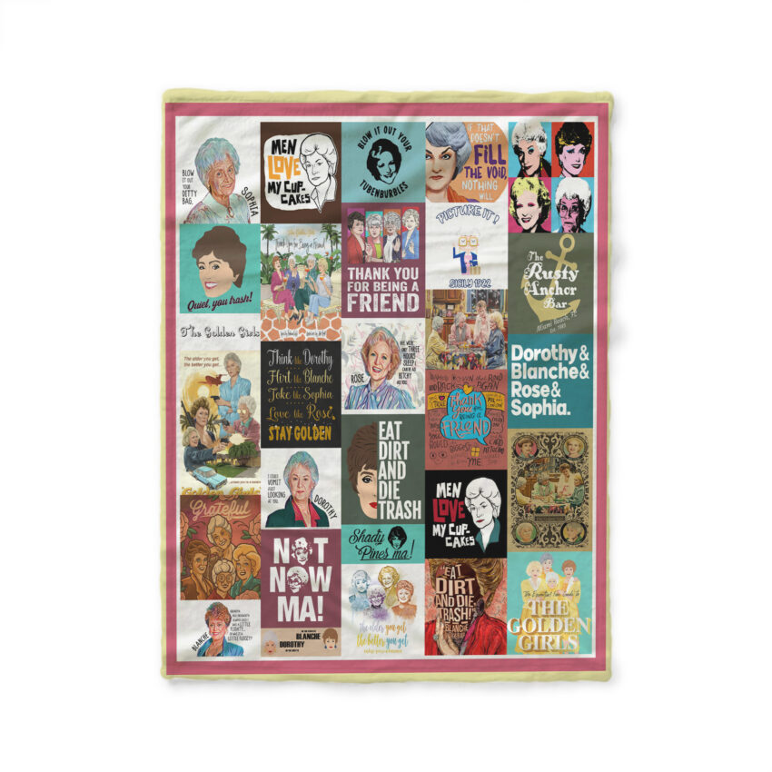 The Golden Girls Fan Lover Quilt Blanket Bedding Set