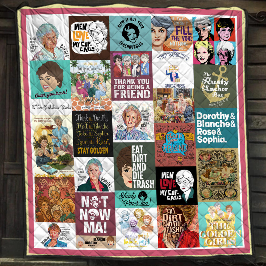 The Golden Girls Fan Lover Quilt Blanket Bedding Set