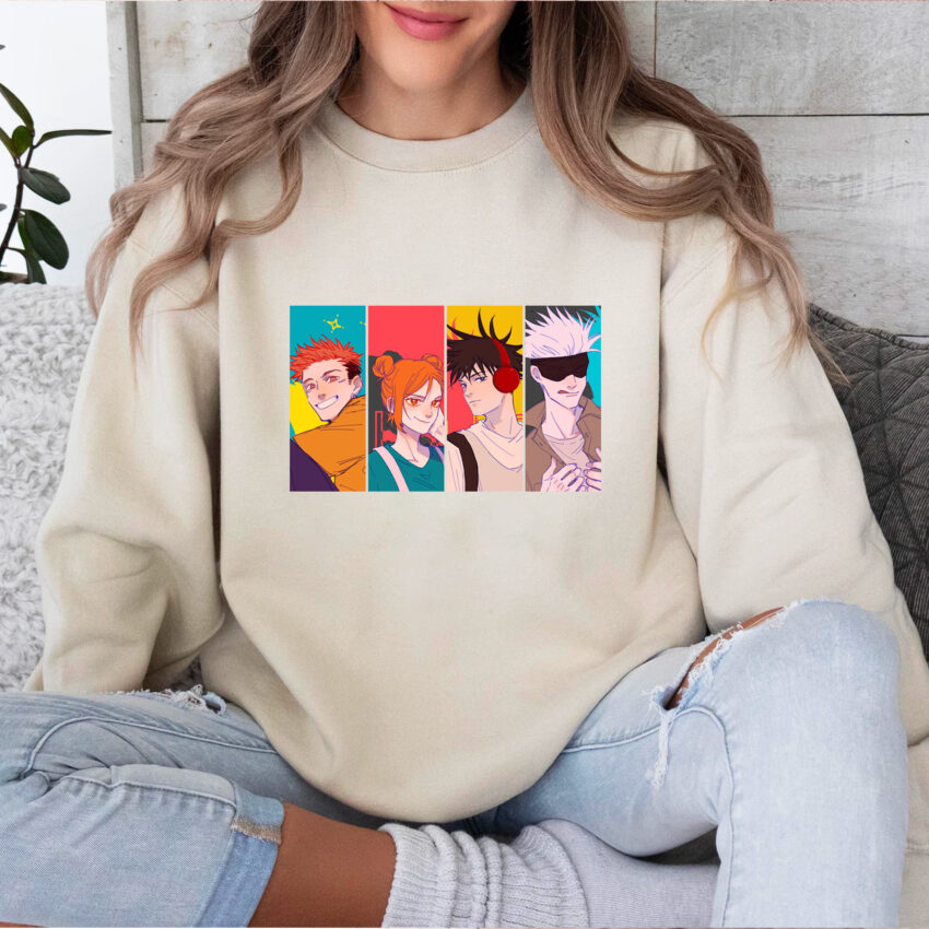 Jujutsu Kaisen Characters Sweatshirt Hoodie T-shirt Gift For Fans