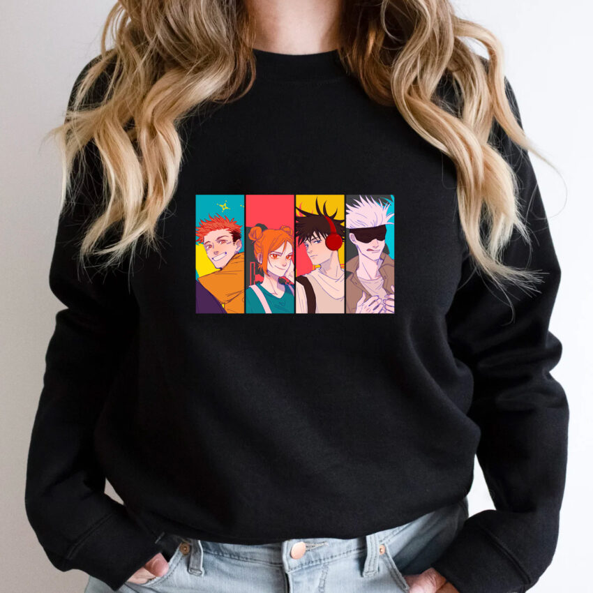 Jujutsu Kaisen Characters Sweatshirt Hoodie T-shirt Gift For Fans