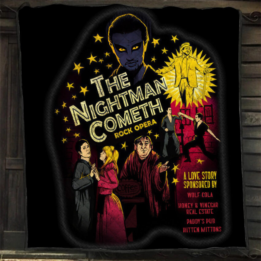 The Nightman Cometh Quilt Blanket Bedding Set, It’s Always Sunny In Philadelphia Quilt Blanket