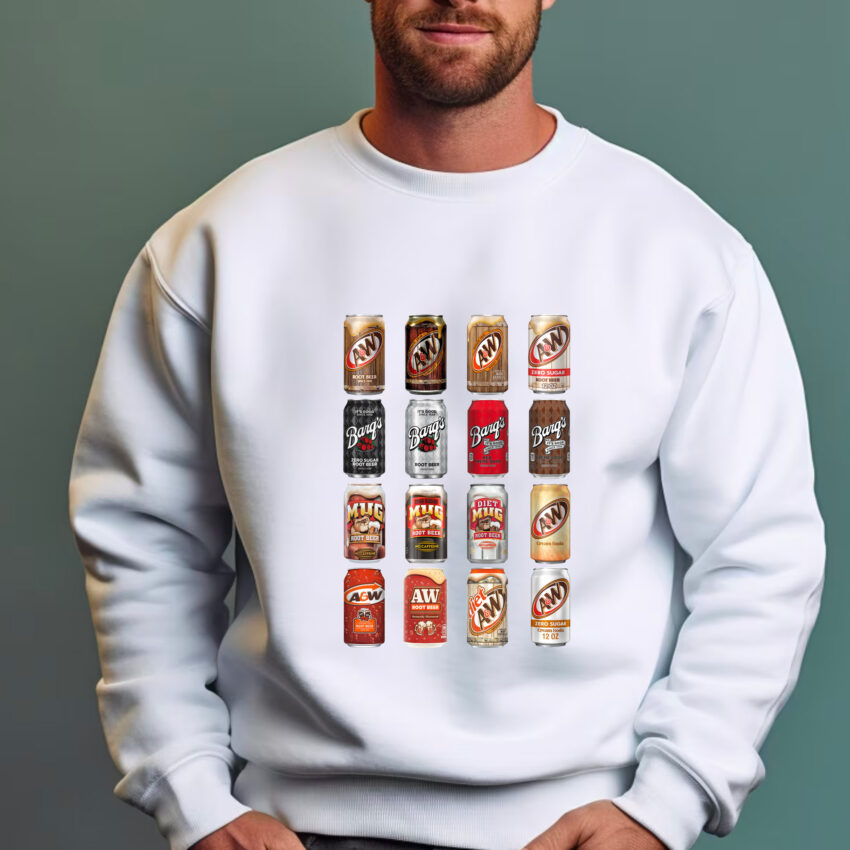 Root Beer Cans Collection T-shirt Hoodie Sweatshirt