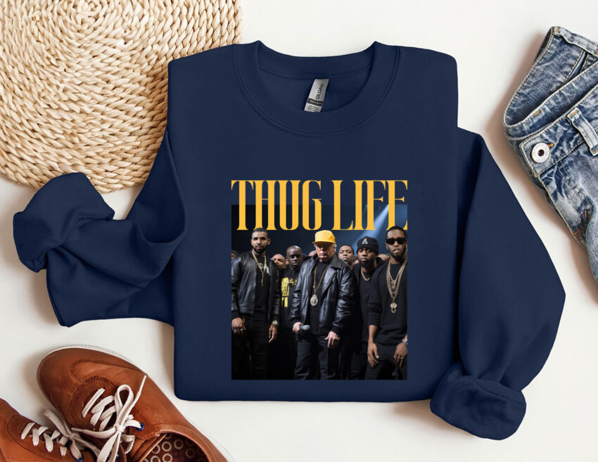 Thug Life Trump Drake and Diddy Shirt  Sweatshirt Hoodie T-shirt