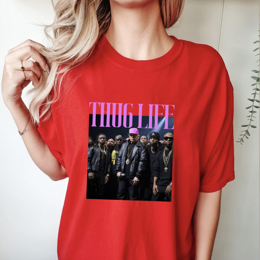 Trump Thug Life Purple Version Funny Shirt  Sweatshirt Hoodie T-shirt