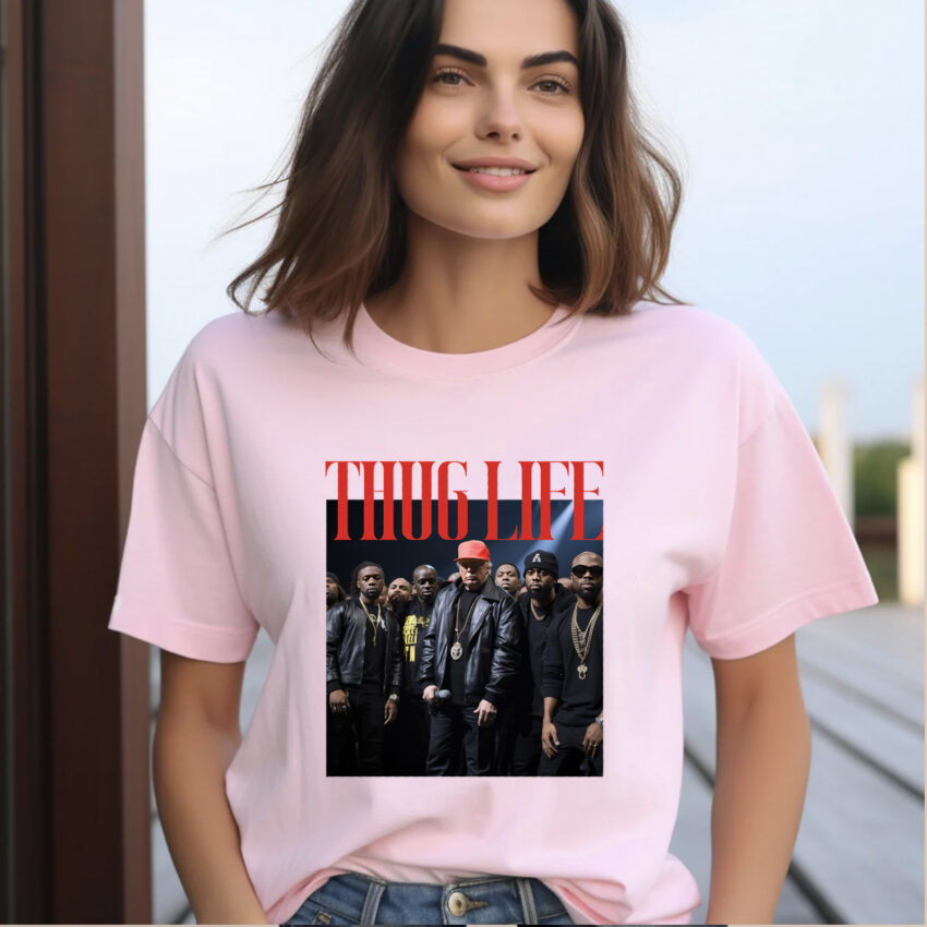 Trump Thug Life Red Version Shirt  Sweatshirt Hoodie T-shirt