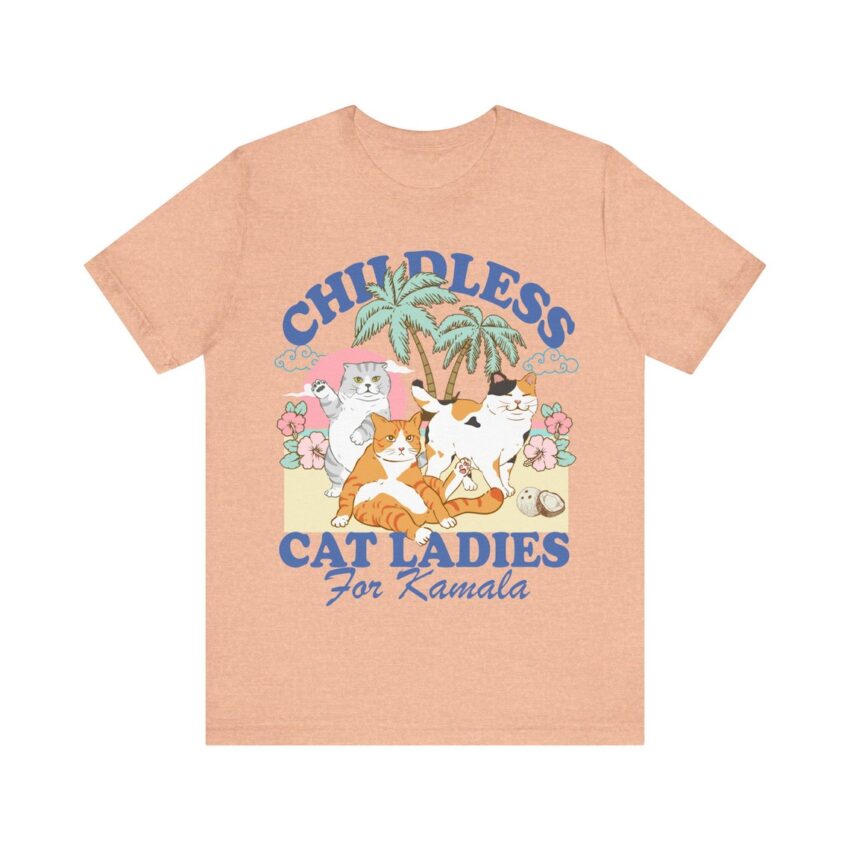 Vintage Childless Cat Lady Shirt Coconut Tree Harris 47 Shirt Childless Cat Lady Kamala T Shirt 2024 Vote Blue Shirt