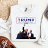 Fight #47 Trump V-Neck Shirt, Trump Assassination T-Shirt, Trump Rally Shooting Tee, Trump for President Tees, Republican Supporter Tank Top (Copy) (Copy)