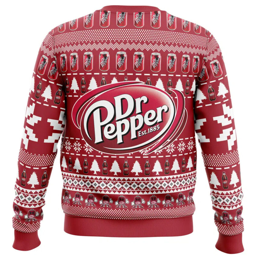 Dr Pepper Christmas Ugly Sweater, Dr Pepper 3D All Over Print Ugly Sweater, Gift For Christmas Ugly Sweater